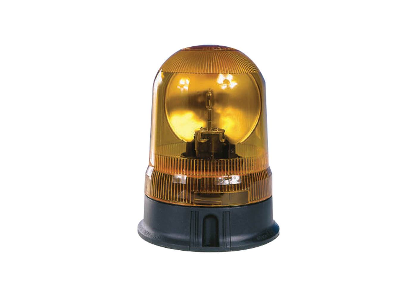 RCV9910 Amber Halogen Beacon with 3 bolt fixing
